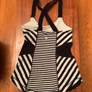 Stripped lululemon tank top